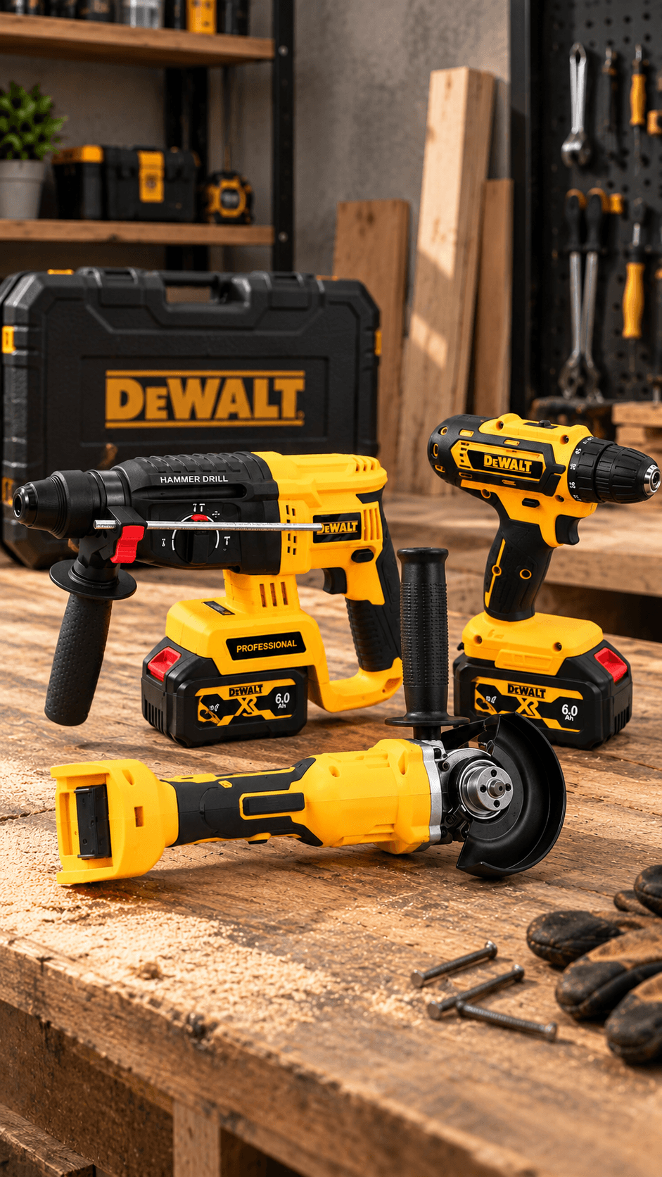 Акумуляторний набір інструментів DEWALT